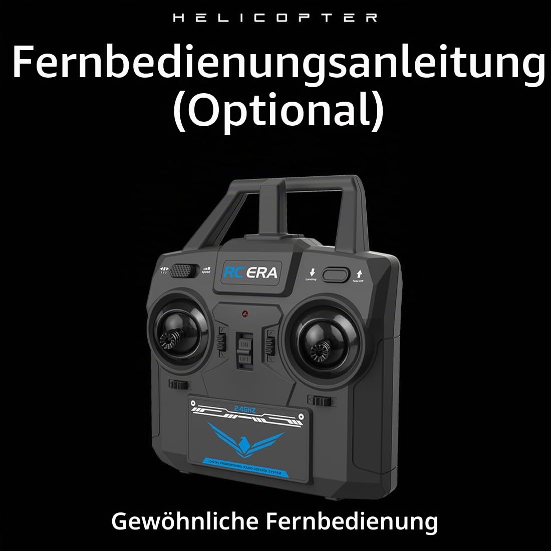 RC ERA C138 Bell 206 RC-Helikopter für Erwachsene, 1:30, 6CH 6G/3D-Flips 6-Achsen-Gyro-Ferngesteuerter Hubschrauber Militärflugzeug mit Optischer Flusspositionierung – RTF / 2 Batterie