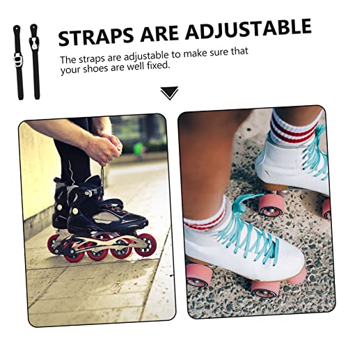 Abaodam 6 Peças Tiras De Skates Para Adultos Ao Ar Livre Sapatos De Patinação Para Meninos Cinta De
