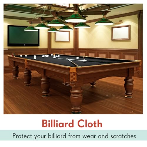 Mixweer Billiard Cloth 8.53ft Pool Table Felt with 6 Cloth Strips Pre Cut Pool Table for Home Clubs Bars Indoor Sports Game - Image 5