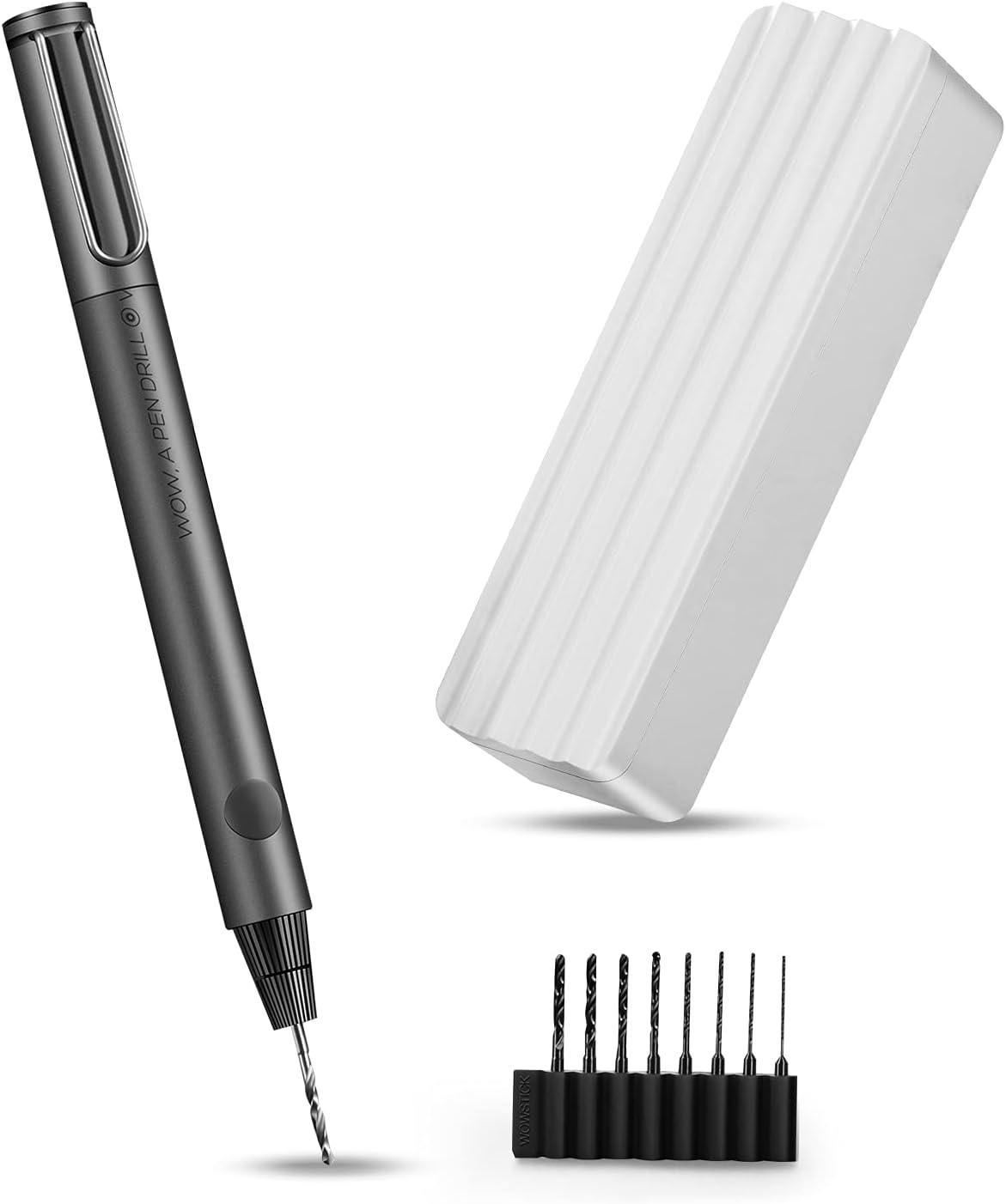 wowstick Mini Electric Screwdriver 11 In 1,Rechargeable Multifunctional Cordless Drill Kit, With 8 Drill Bits， One-Touch Control Pen Drill, Used For Drilling Tools, Diy, Wood,Jewelry Making