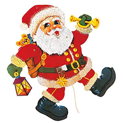 Adventskalender beweglicher Weihnachtsmann gefüllt mit Vollmilchschokolade 75g Cover