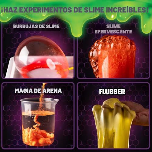 Kit de slime interactivo con oobleck para experimentos cientificos de ninas 2