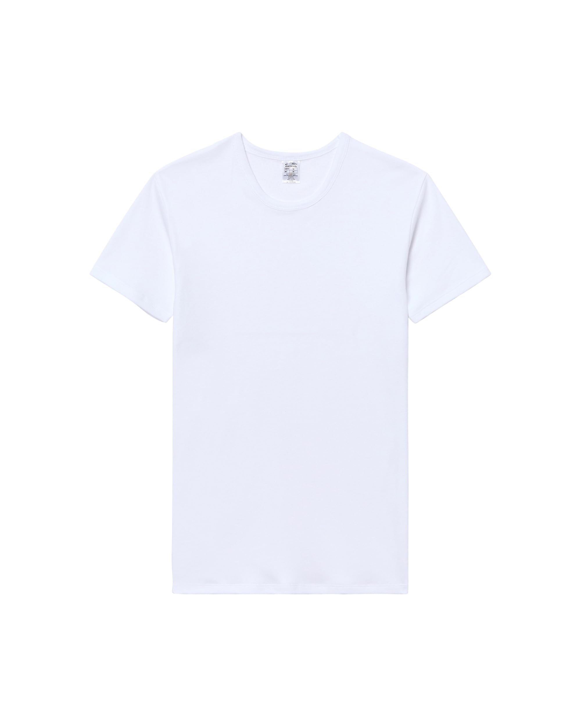 Abanderado Camiseta de manga corta y cuello redondo Algodón de invierno para Niño x1