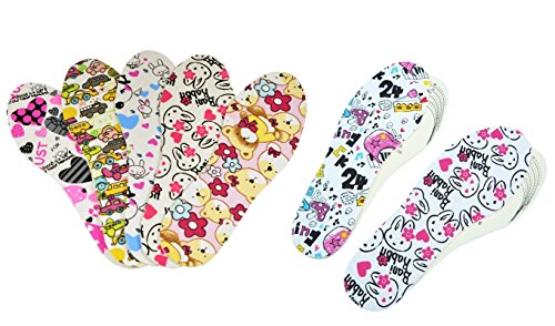 Takestop® Set 2 Coppie Solette Sottopiede Bambini