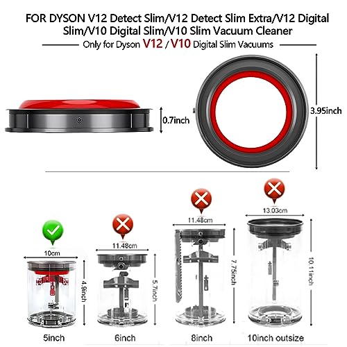 QiNu Anello di Tenuta per Dyson V12 Detect Slim