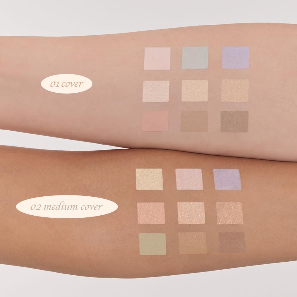 Paleta corrector profesional (cubierta 01) | Corrector de color | Maquillaje coreano | Vegano 6