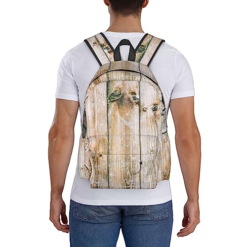 Sac à dos imprimé plantes succulentes original et décontracté