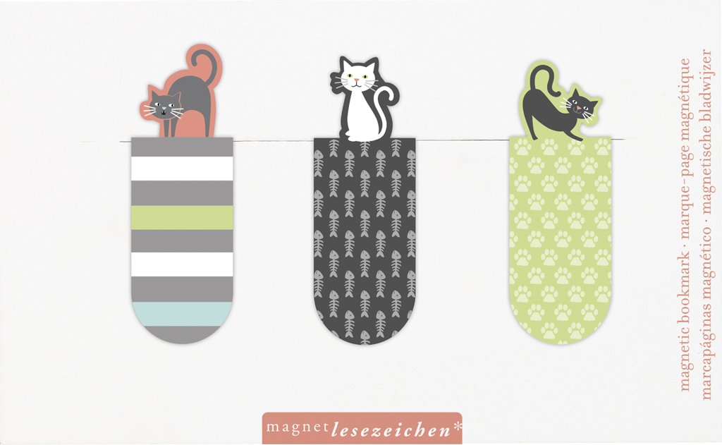 Magnetic Bookmark Cats      Accessory – June 3, 2023