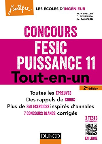 Télécharger Concours FESIC Puissance 11 - 2e éd. : Tout-en-un (Concours Ecoles d'ingénieurs) Francais PDF