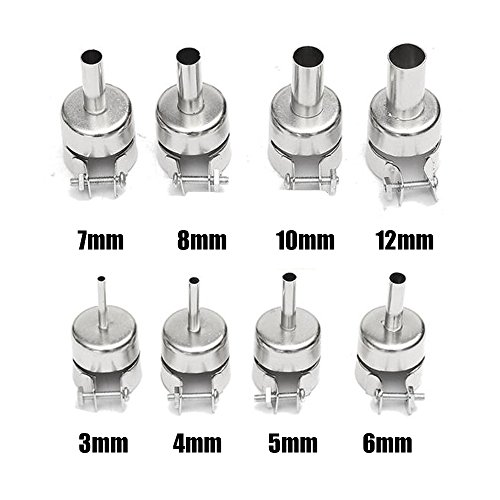 KKmoon 10pcs Bicos Geradores de Ar Quente Conjunto de Solda de Máquina de Ar Quente Conjunto de Sold