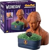 Chia Pet Wednesday with Seed Pack, Decorative Pottery Planter, Easy to Do and Fun to Grow, Novelty Gift, Perfect for Any Occasion