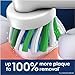 Oral-B Pro Cross Action Electric Toothbrush Head, X-Shape and Angled Bristles for Deeper Plaque Removal, Pack of 8 Toothbrush Heads, White