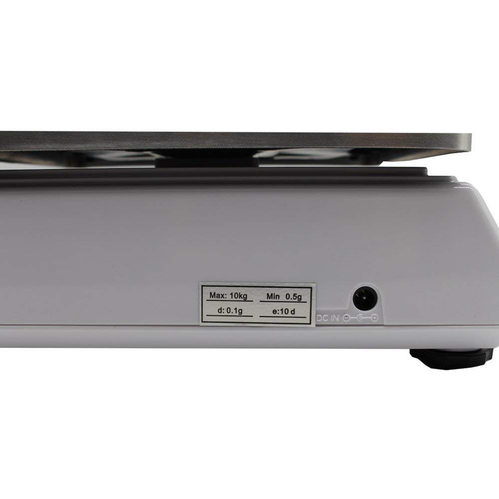 Toplionace Equilibri Analitici del Laboratorio di Alta Precisione 10KG, Accuratezza Accurata 0.1g Della Scala di Digital, Bilancia Automatica del Calibratore di Pesatura con L'esposizione LCD
