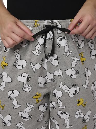 Peanuts Mens Snoopy All Over Print Lounge Pajama Pants2