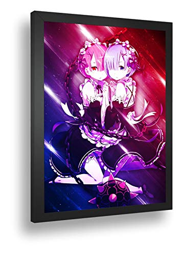 Quadro Decorativo Poste Re Zero Loli Anime Classico