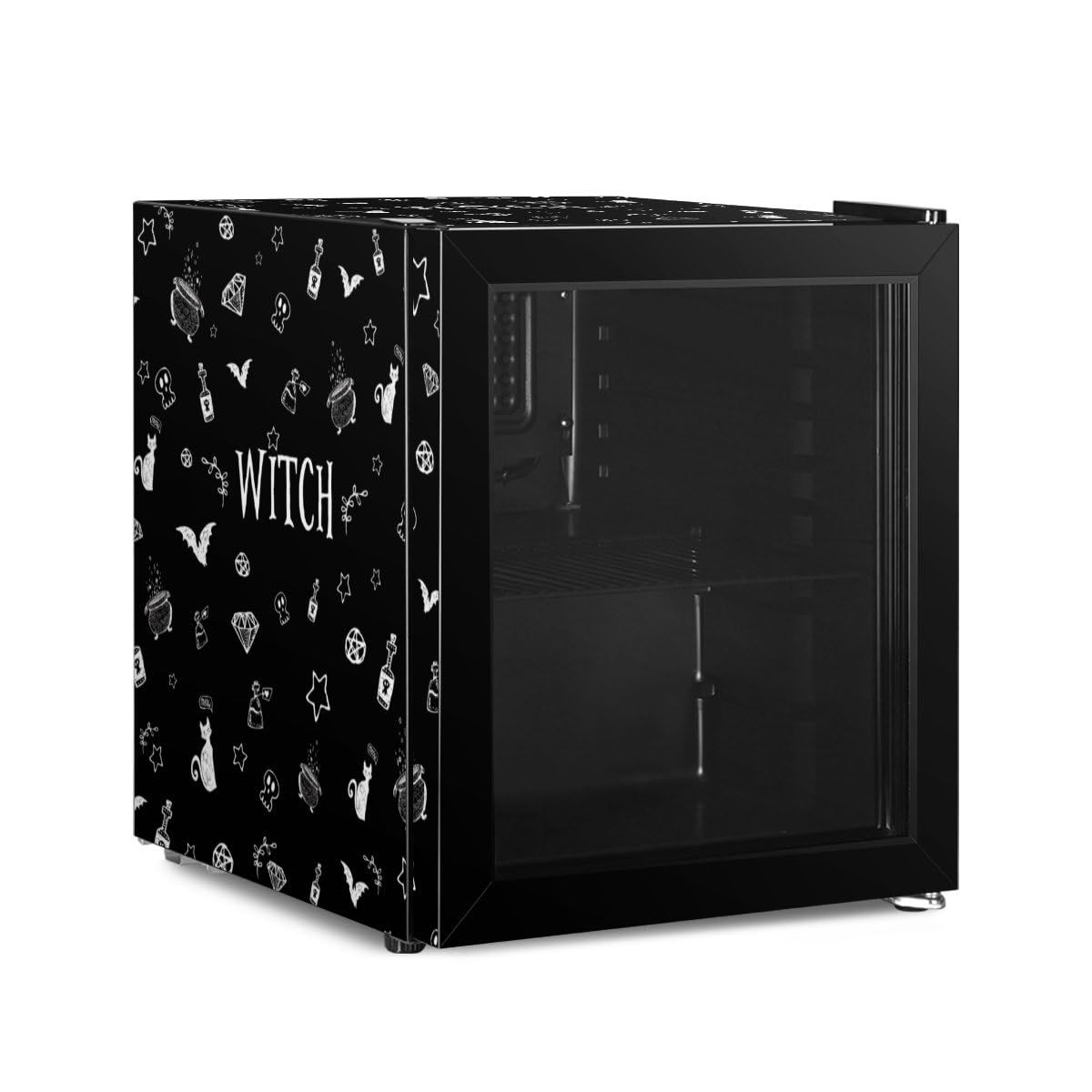 DeinDesign Folie kompatibel mit ECG MyCube Skin Aufkleber aus Vinyl-Folie Hexe Fledermaus Halloween