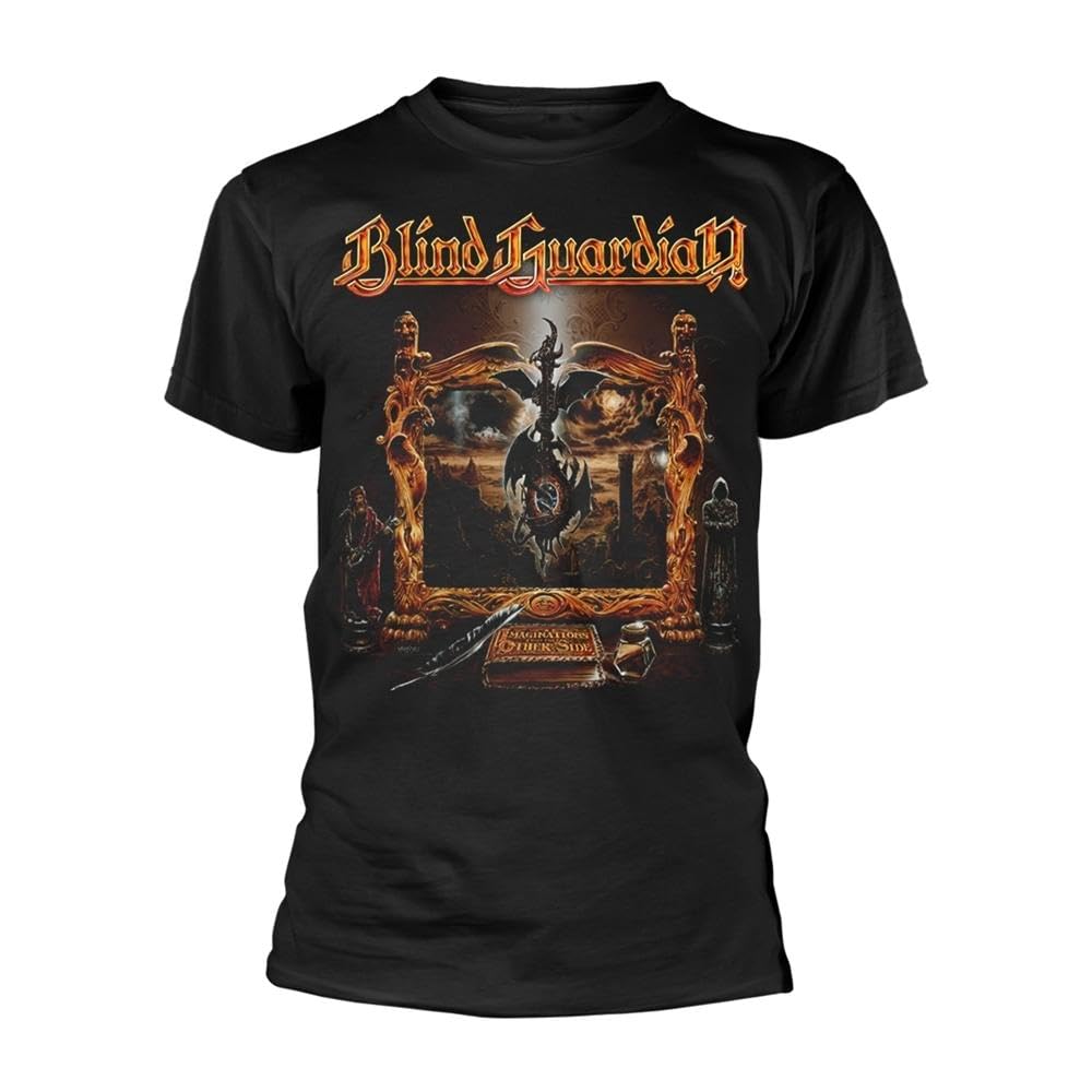 Blind Guardian Unisex Adult Imaginations from The Other Side T-Shirt (3XL) (Black)