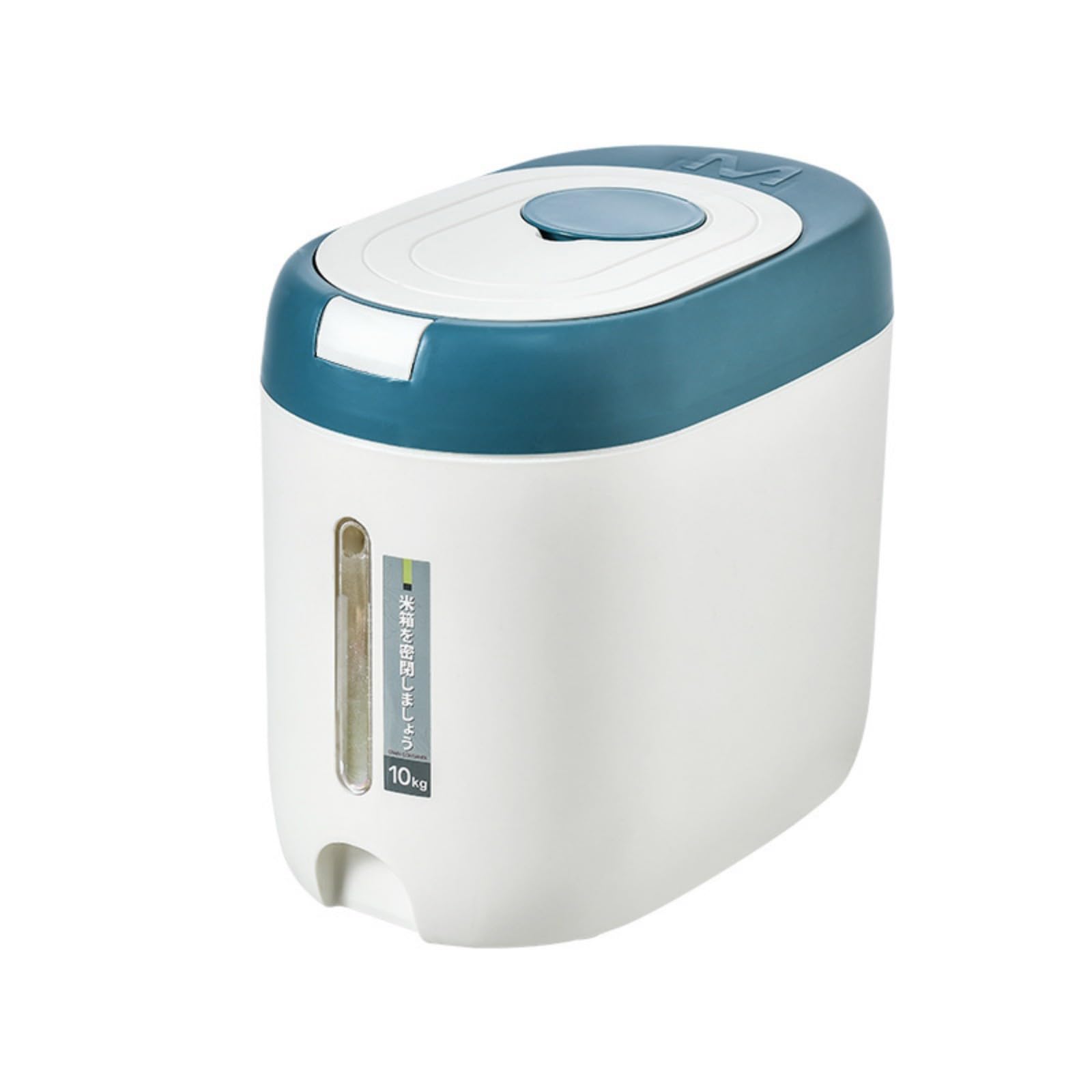HDOYTXXM 3 Visible-Capacity Cereal Bin with Easy-Open Lid & Sealed Barrier for Dry Food Organization Rice Storage Jar