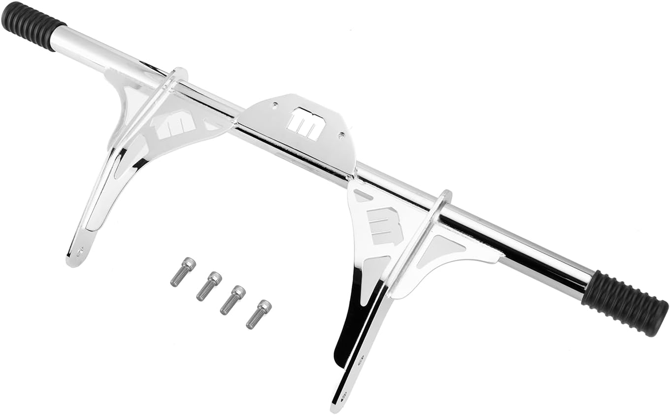 Mofun Front Highway Engine Guard Crash Bar Front Peg Crash Bar Compatible with Harley Dyna Fat Bob FXDF Low Rider FXDL/I Street Bob FXDB/I Wide Glide FXDWG/I 2006-2017 Models with mid Control