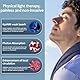 FiruTech Sinus Licht pro-Respirelief Rotlicht Nasaltherapiegerät,Rotlichtlampe Rhinitis Therapiegerät, Physiotherapie Nasenberuhigungsgerät zur Linderung von Nasenbeschwerden und Nasenverstopfung