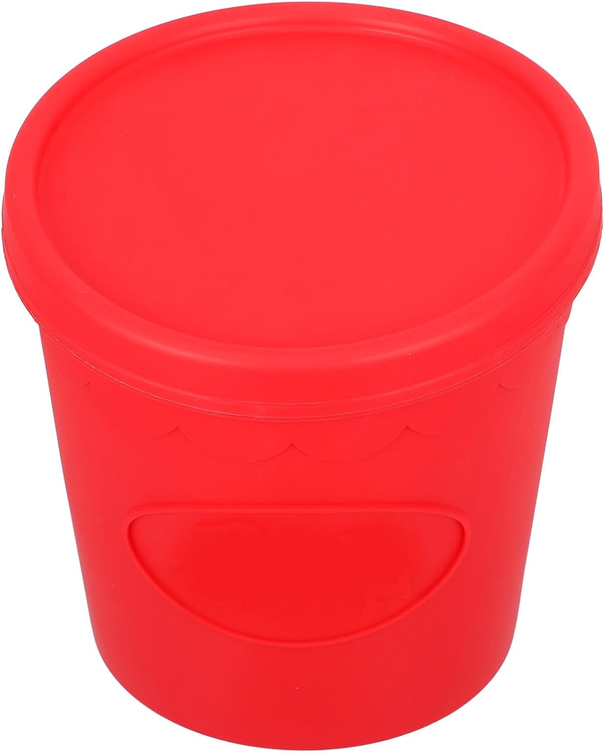 Reusable Silicone Popcorn Bucket with Lid 6.33 in Movie Night Popcorn Holder Container for Snacks Candy Ice Party Favor Travel Bucket for Home Milk Tea Shops