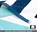 COTTON CRAFT Oversized Beach Towel - 2 Pack 35 x 70 inches XL Beach Towel - 100% Cotton Velour - Big & Huge - Thick Plush 450 GSM Super Soft Luxury Towel - Pool Picnic Bath - Cabana Stripe Blue