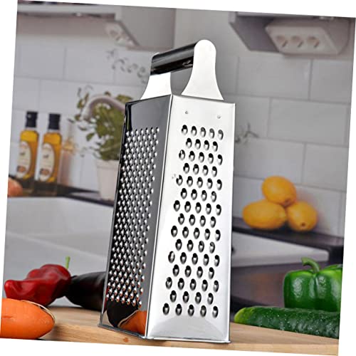 Rallador de acero inoxidable multiuso con mango antideslizante miniatura 4