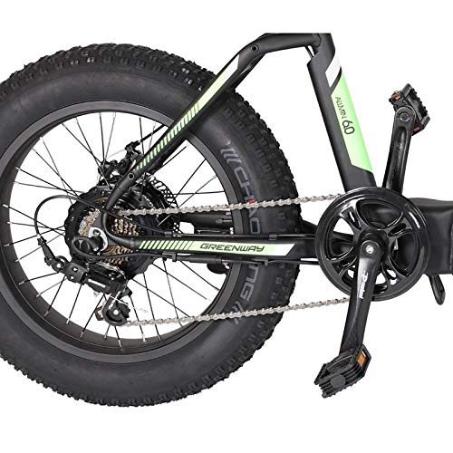 Bicicleta Elétrica e-bike Hive GreenWay Flex Preta/Verde