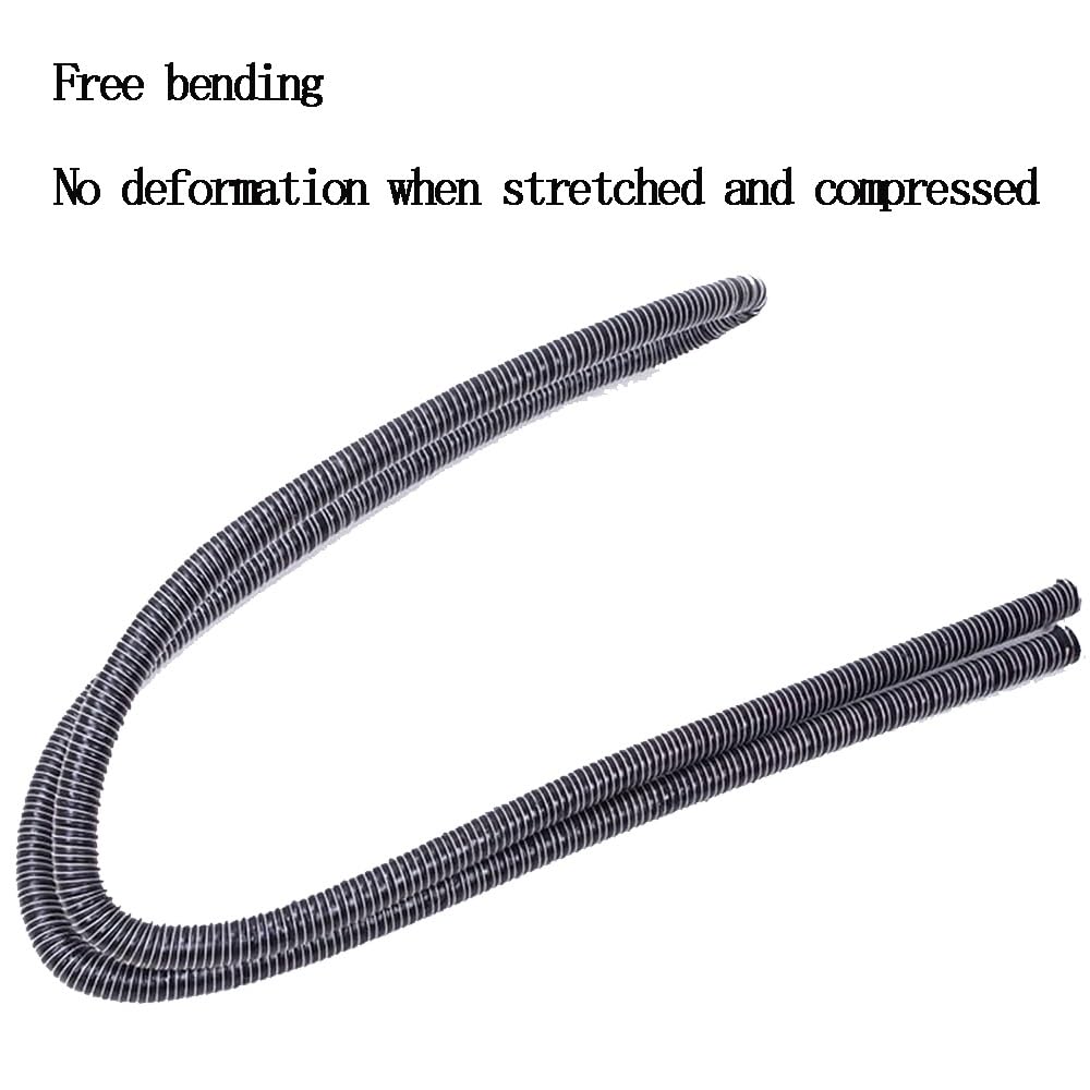 20 35 45 65 76 89 115 127mm Tubo Flessibile in Silicone Condotti Tubo di Ventilazione Flessibile Condotto Flessibile per Automobili/Fabbriche/Tunnel(2m(6.6ft),115mm)
