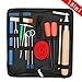EOSAGA Piano Tuning Kit, Professional 16 Pcs Piano Tuner Tool Set Including Tuning Hammer Mute Lever Felt, Tuning Wrench, Tuning Fork, Temperament Strip, Piano Repairing Accessories