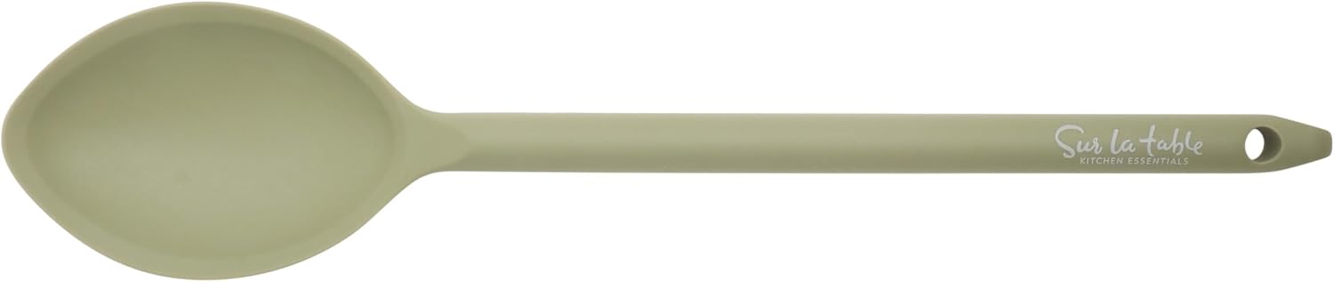 Sur La Table Kitchen Essential Mealcraft Silicone Kitchen Spoon - Juniper Green