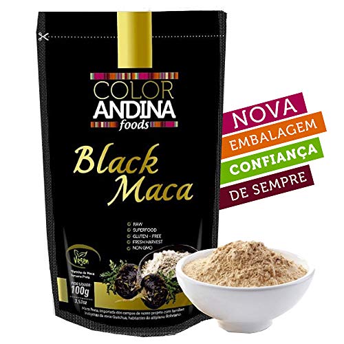 Maca Peruana Preta em pó Color Andina 100g