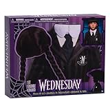Wednesday Dress Up Set, 2-Pieces, Nevermore Academy Uniform, Dress Up and Pretend Play, Amazon Exclusive, Toy for Fans, Girls, Kids, Ages 4 and Up, Kids Toys for Ages 3 Up by Just Play