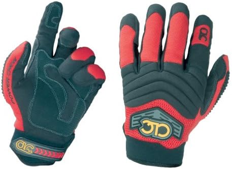 CLC Pit Crew 235RL Red Large Power Crew Glove - Set of 2