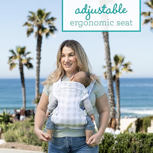 Image of Infantino Flip 4-in-1 Convertible Carrier with Adjustable Ergonomic seat, Head Support, Shoulder Straps, and Waist Belt, 4 Ways to Carry, Can Carry (3.6-14.5 Kgs), Plaid