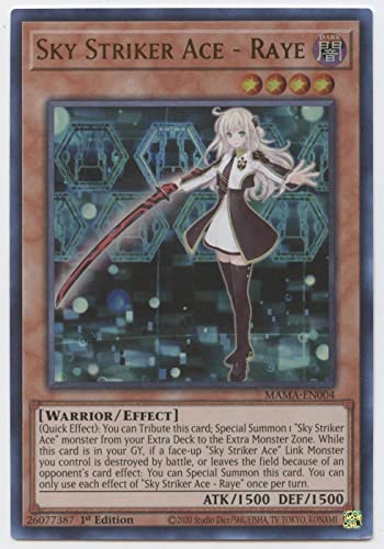Sky Striker Ace - Raye - MAMA-EN004 - Ultra Rare - 1st Edition