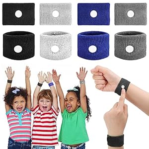 Abeillo Akupressur Armband 4 Paar gegen Übelkeit