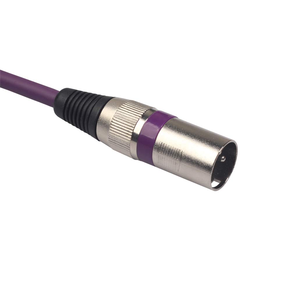 PULSE - Cavo Per Microfono Da XLR Maschio A XLR Femmina A 3 Pin, 0,5 M Nero - Foto 2