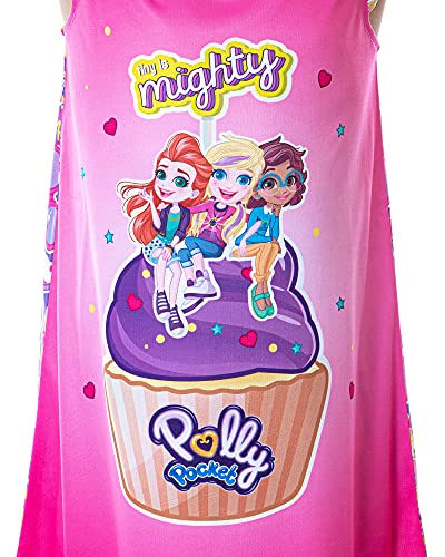Polly Pocket Toys Girls' Tiny Is Mighty Kids Pajama Nightgown Sleep Shirt2