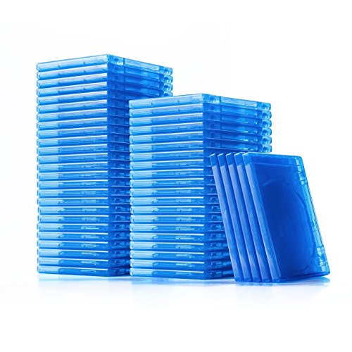 イーサプライ ブルーレイディスクケース 標準サイズ Blu-ray 1枚収納 50枚セット EZ2-FCD055-50