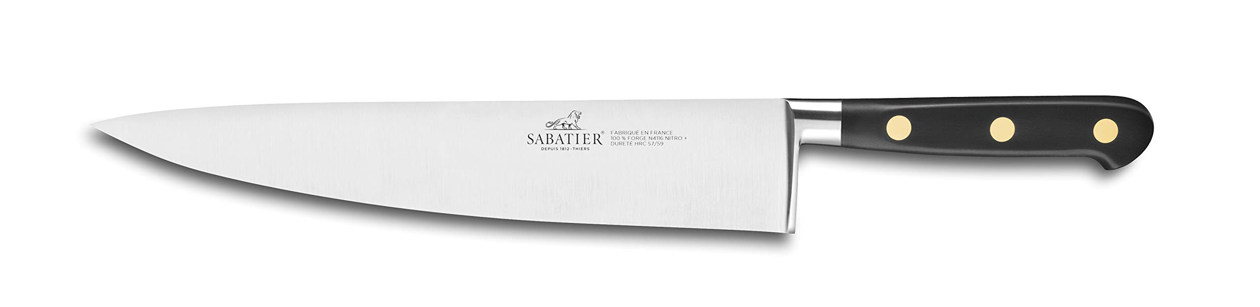 Lion Sabatier 711680 Idéal Couteau de Cuisine Forgé 25 cm