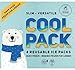 Healthy Packers Slim & Long-Lasting Reusable Ice Packs for Lunch Bags and Cooler Bags (Set of 4)