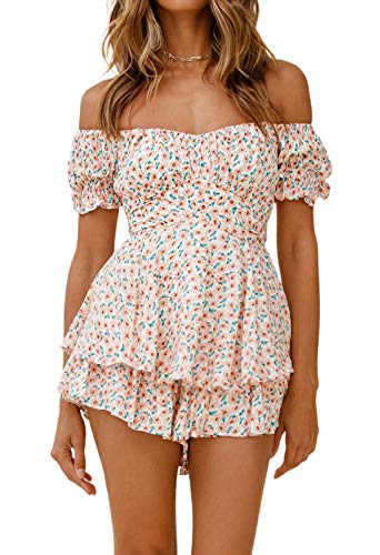 Fixmatti Womens Shorts Rompers for Summer Chiffon Boho...