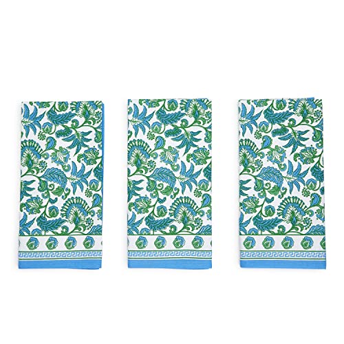 Set de 4 servilletas de tela Hampton Block Two's Company miniatura 2