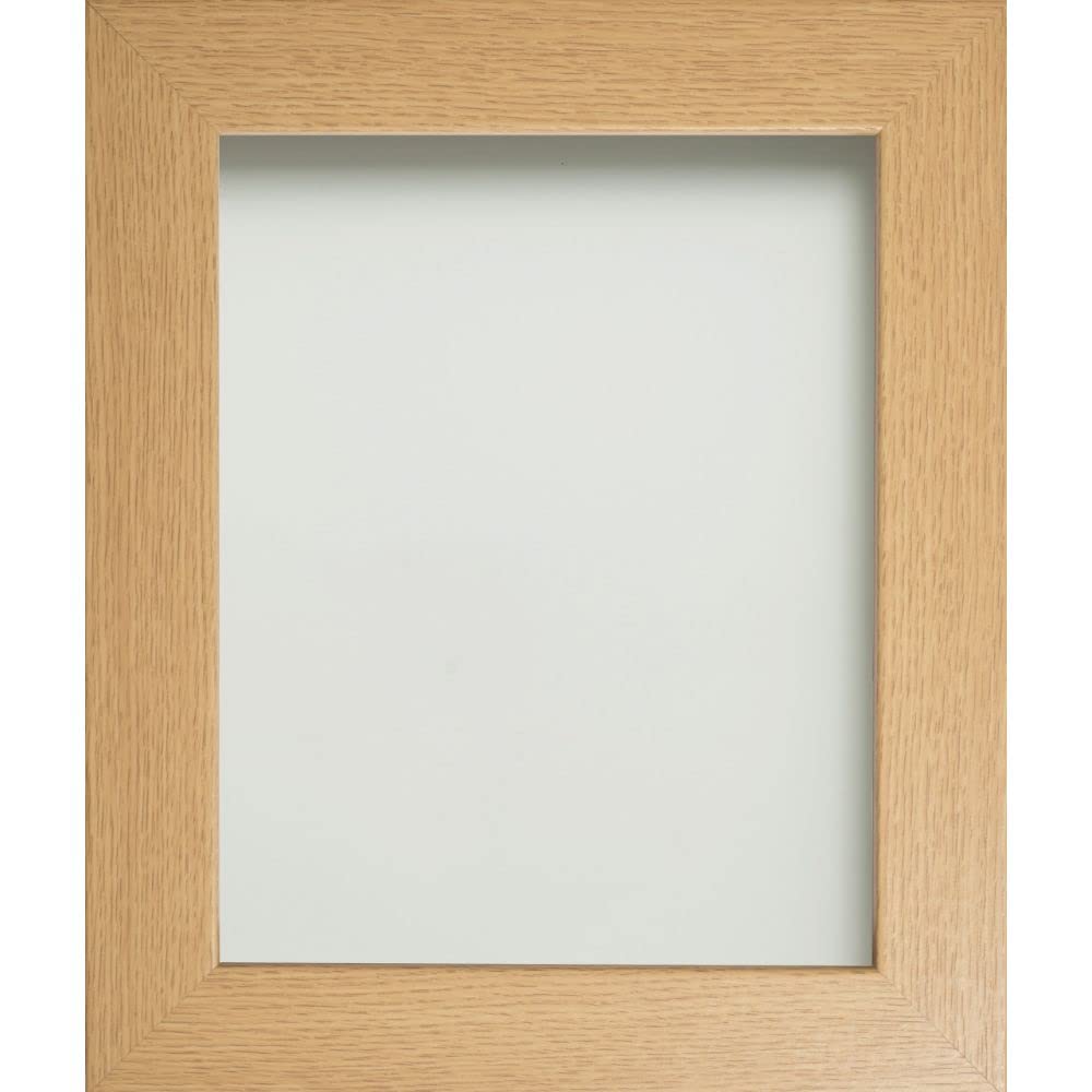 Frame Company Watson Range Beech 10x10 inch Picture Photo Frame *Choice of Sizes* Fitted with Real Glass