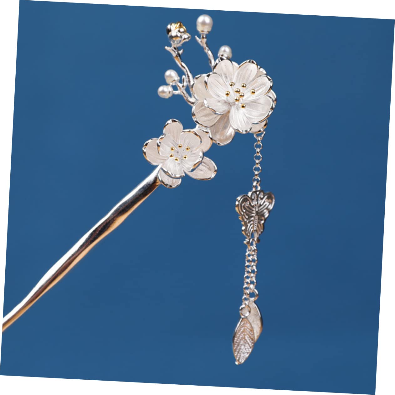 FRCOLOR 5st Haarnadel Haarnadel Haarstäbchen Für Frauen Haarstift Für Frauen Haarschmuck Für Hochzeit Quaste Haar Essstäbchen Formell Haarstock Braut Blumenhaar Klassisch Legierung