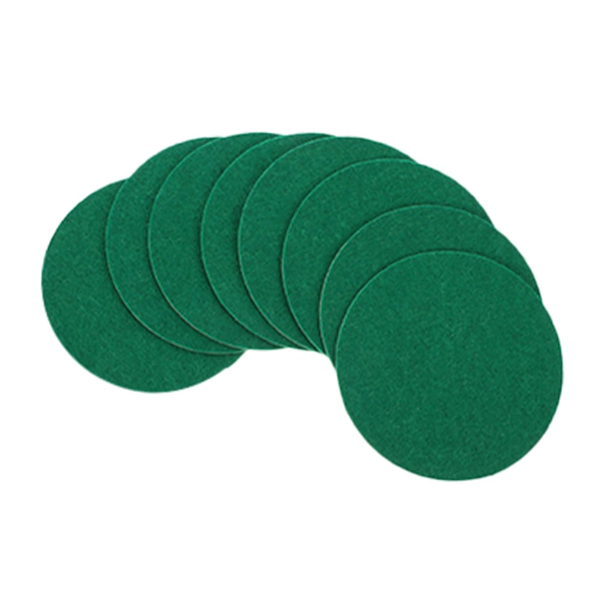 Outanaya 8pcs Table Hockey Pusher Pads Durable Replacement Mats for Table Hockey Accessories High Impact Resistance Comfortable Slide for