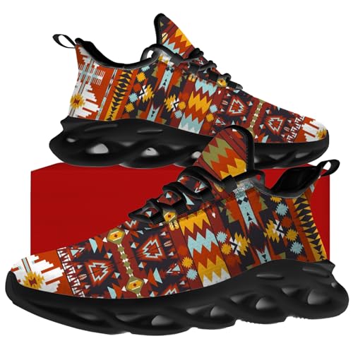 Men's Women's Aztec Shoes Native American Sneakers Walking Tennis Shoes Gifts for Men Women4