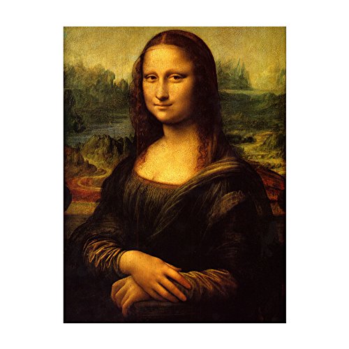 Bilderdepot24 Kunstdruck Poster - Leonardo da Vinci Mona Lisa 60x80 cm ca. A1 - Alte Meister Bild ohne Rahmen