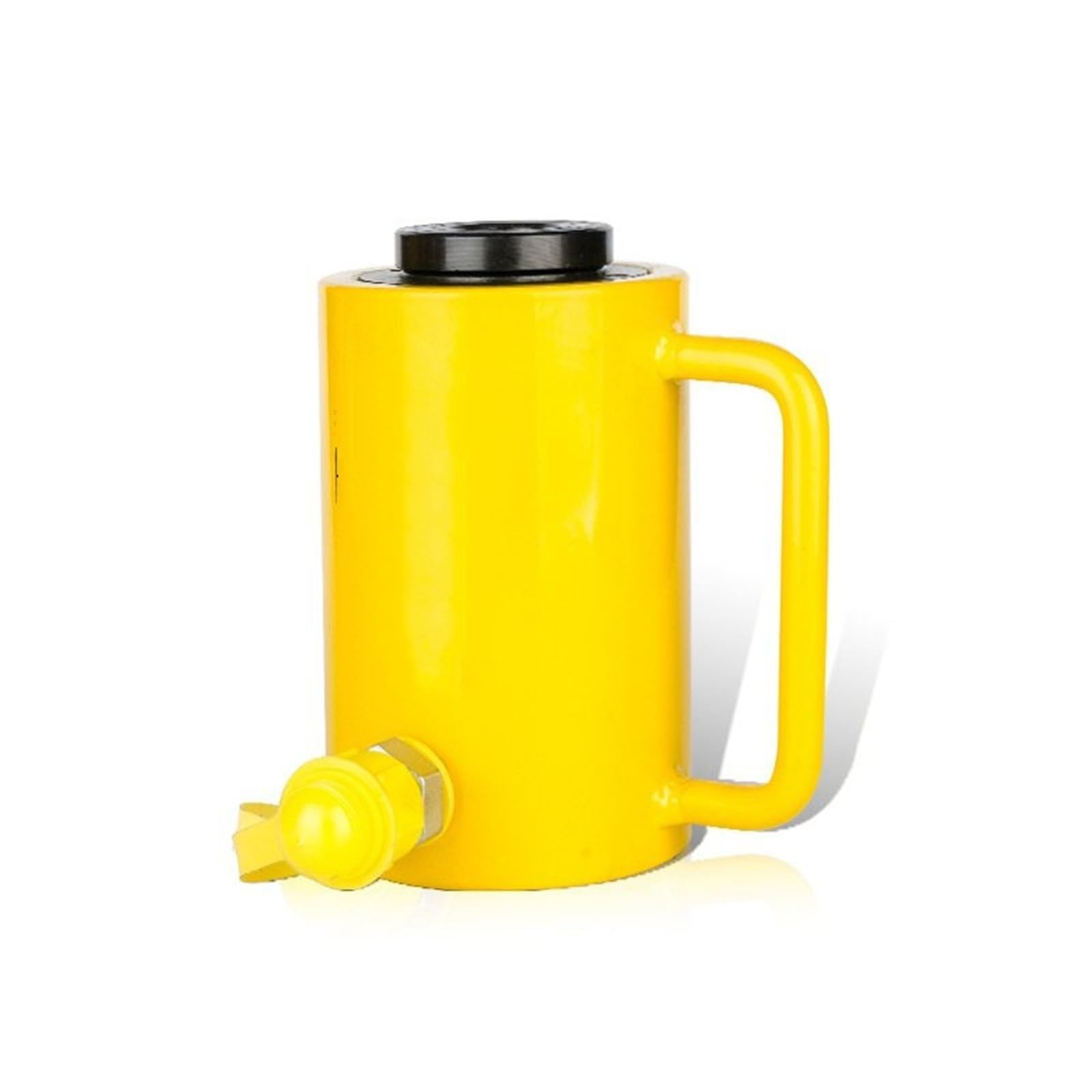 Cric cylindrique hydraulique creux de 20 tonnes | Course de 50 mm et alésage professionnel de 50 mm | Compatible avec les kits de pompe hydraulique pour réparation de levage industriel
